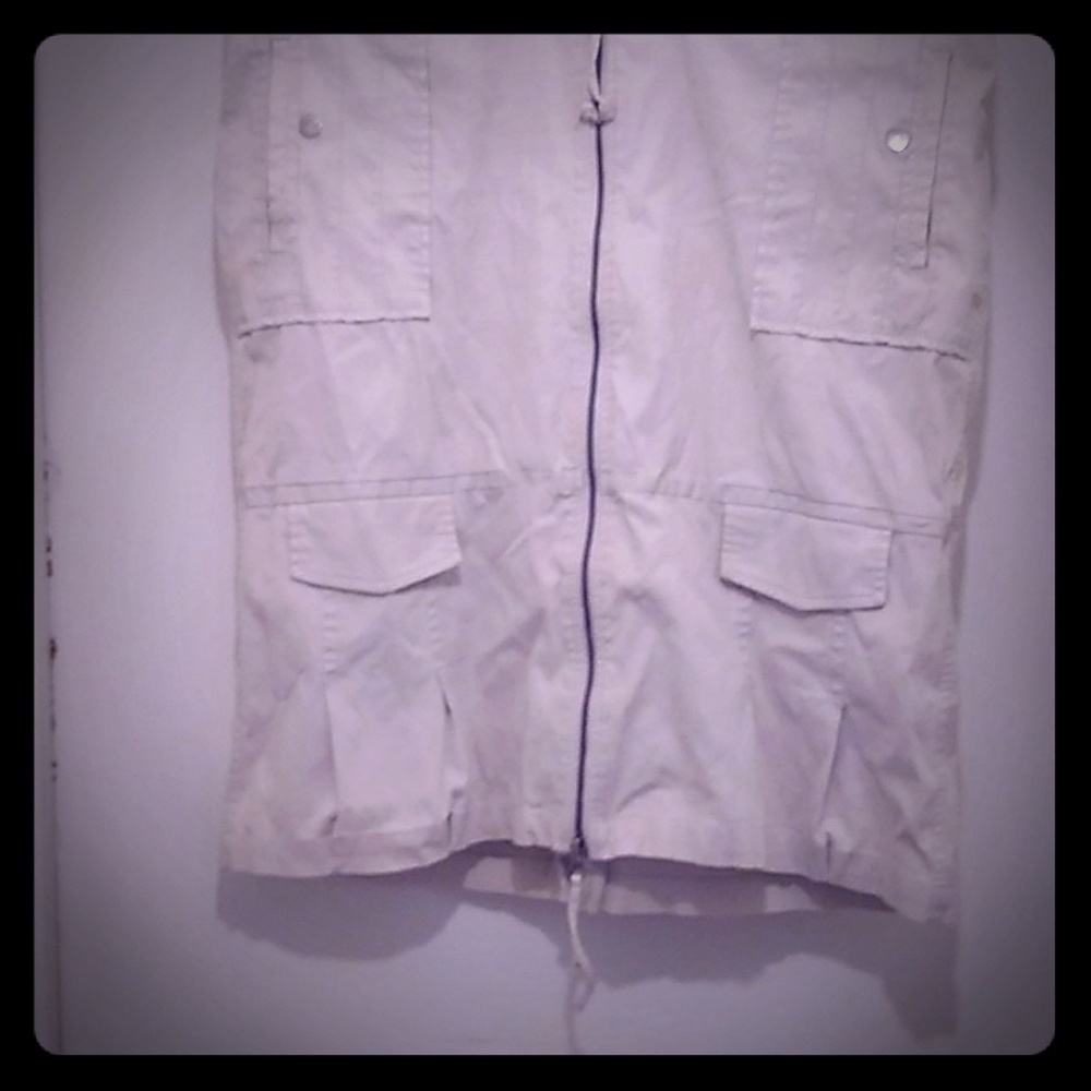 Cream Corduroy skirt